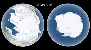 Earth's sea ice hits all-time low, NASA satellites reveal Earth's sea ice hits all-time low, NASA satellites reveal