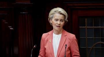 EU's von der Leyen vows not to weaken green policies in bid for new term