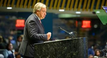 In New Year’s Message, Guterres urges countries to drastically slash emissions and ‘exit this road to ruin’ In New Year’s Message, Guterres urges countries to drastically slash emissions and ‘exit this road to ruin’