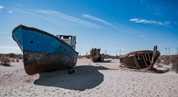 North Aral Sea regains a third of its water thanks to restoration efforts spearheaded by Kazakhstan